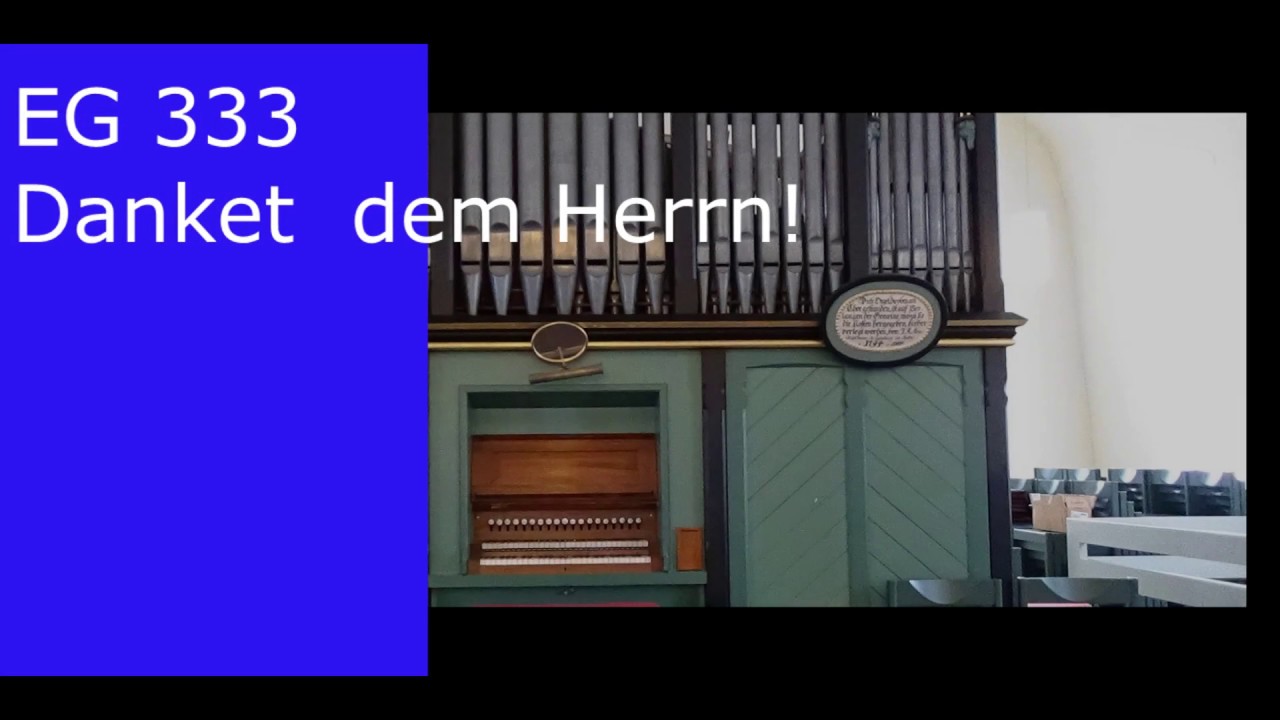 EG 333 Danket dem Herrn !