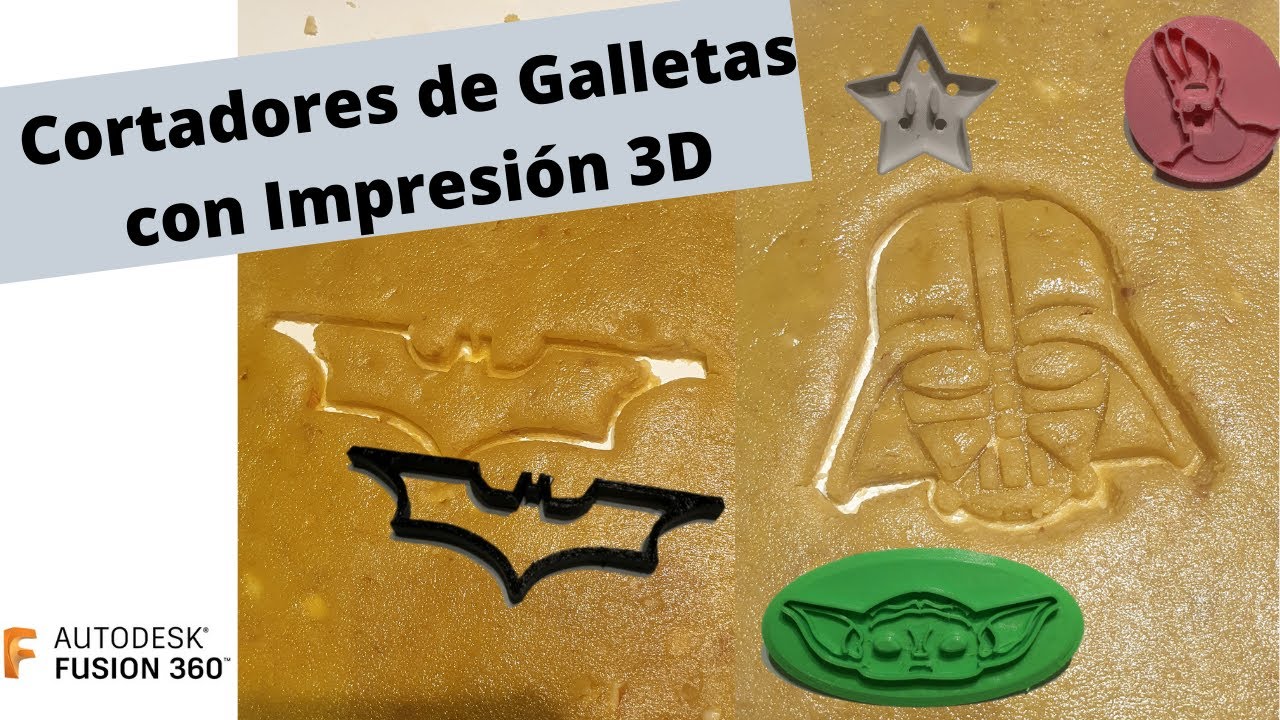 *Tutorial* Cortadores de Galletas en Fusion 360 para Impresión 3D