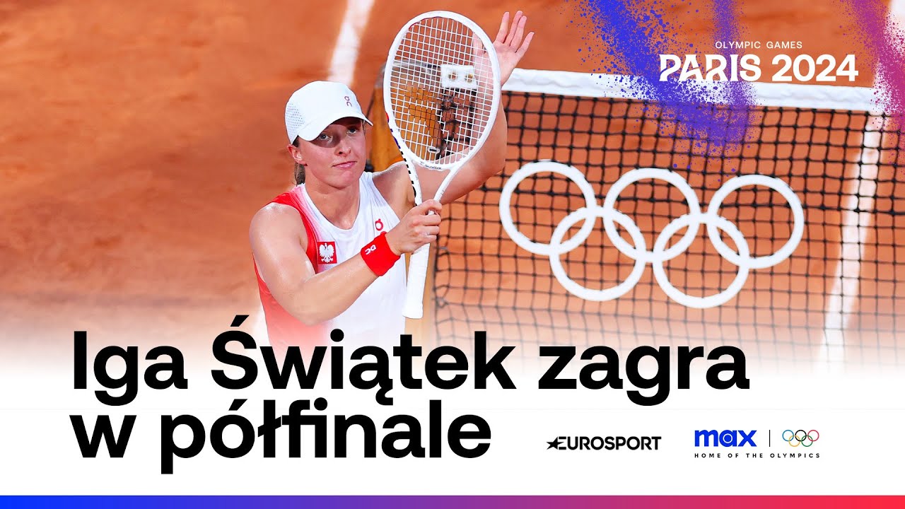 Iga Świątek - Danielle Collins | Skrót | ćwierćfinał | #Paris2024