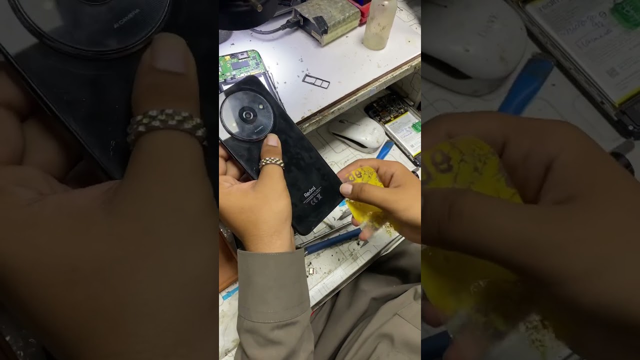 How to open Redmi A3 back cover #backcover #diy #repair #smartphone #samsungmonitor