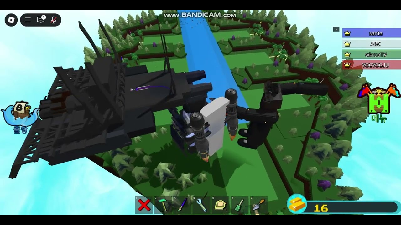 지맨 3.0 보물선 만들기 전투및 외형.(배만들기.빌보.보물선만들기.babft)