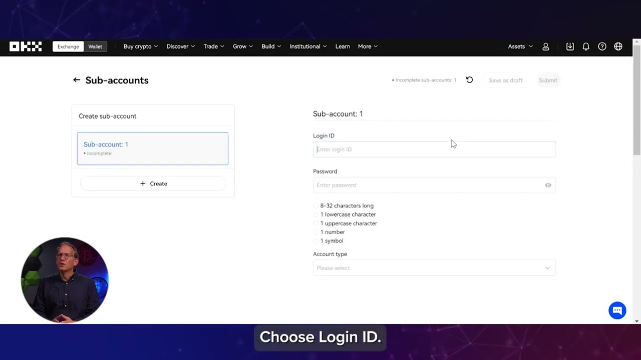 OKX - Subaccounts - How to create subaccounts on OKX