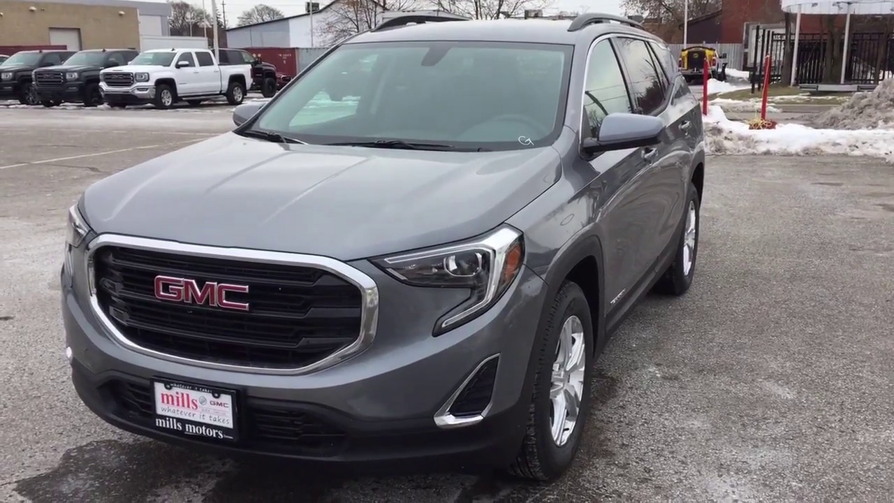 2018 GMC Terrain FWD SLE Apple Car Play Silver Oshawa ON Stock #180373