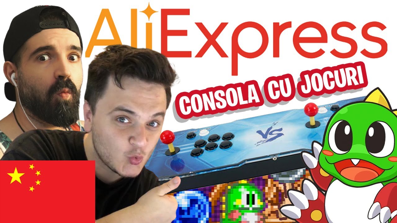 CONSOLA cu JOCURI ARCADE din CHINA!