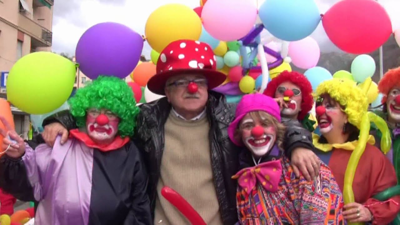 CARNEVALE A GENOVA IN VALBISAGNO 2012 con i CLOWN dell'ARCI  Sant'Eusebio