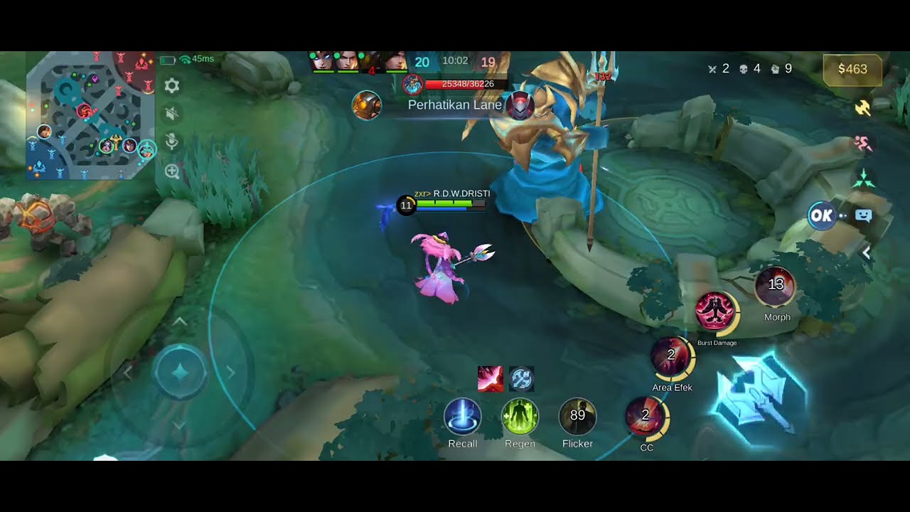 AMPUN BANGG RRQ KENA COMBACK ( ASMR GAMEPLAY PARSHA RDW27 