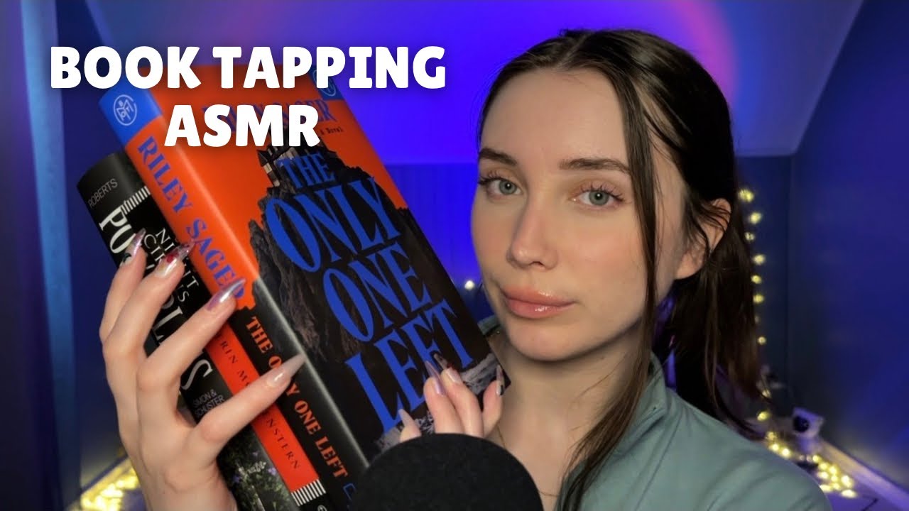 Tapping and scratching on my tbr books 📚 🥰 whispered ASMR