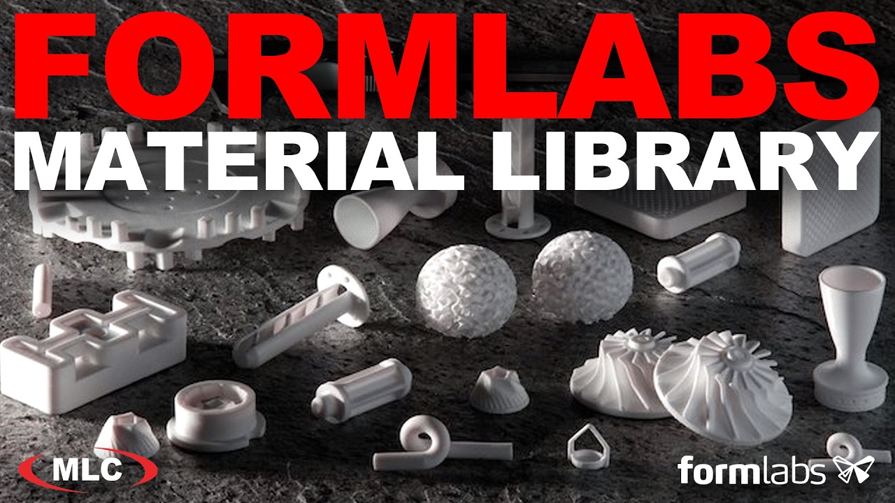 Formlabs Material Library Explained | Choosing the Right SLA & SLS 3D Printing Materials