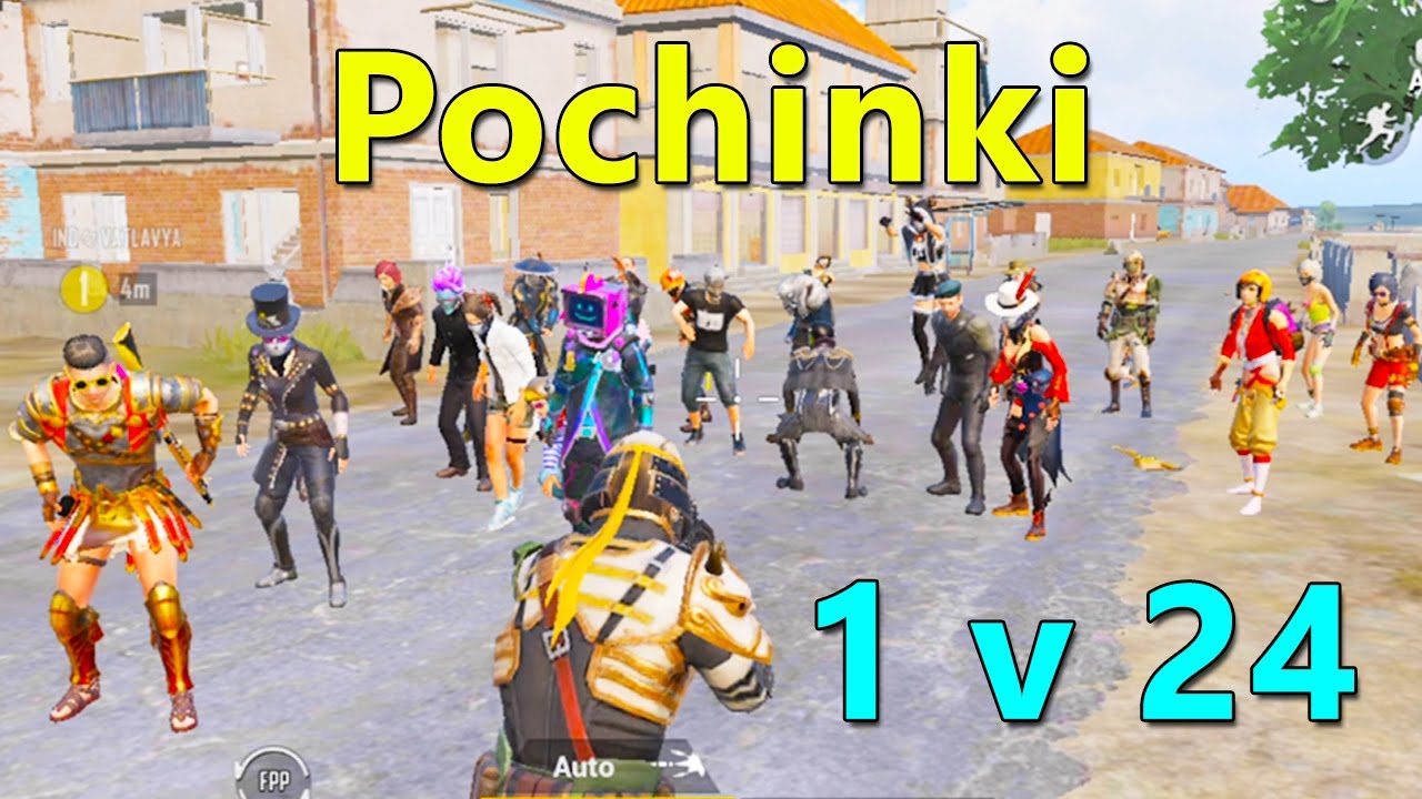 PUBG Mobile KR Version Hide and Seek in Pochinki | 1 v 24 in PUBG | Bollywood Gaming
