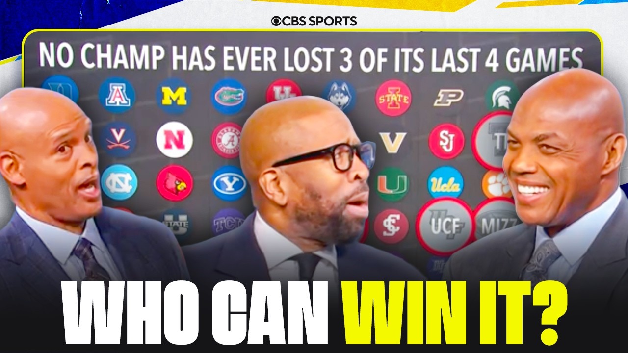 The 7 teams that can ACTUALLY win March Madness | Charles Barkley, Kenny Smith, Clark Kellog react 🤔