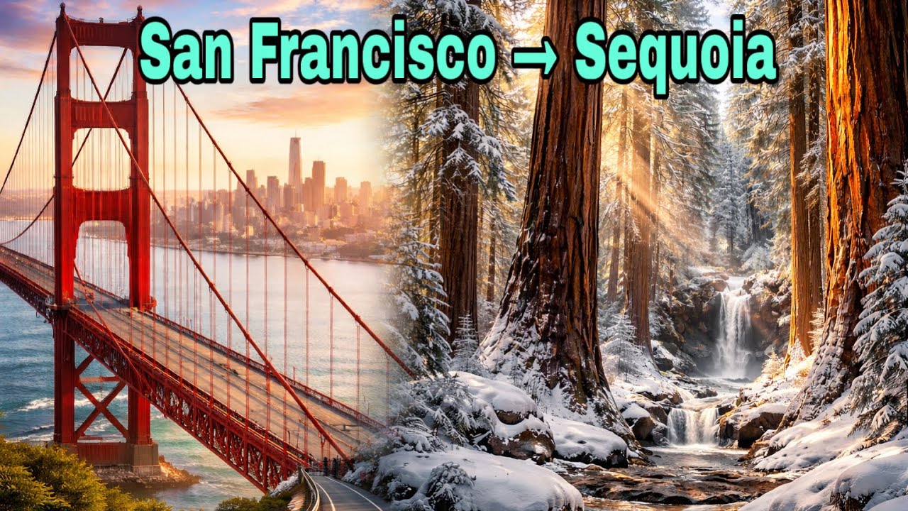 Del Golden Gate a los Arboles Gigantes: Road Trip Increíble 🌉🌲