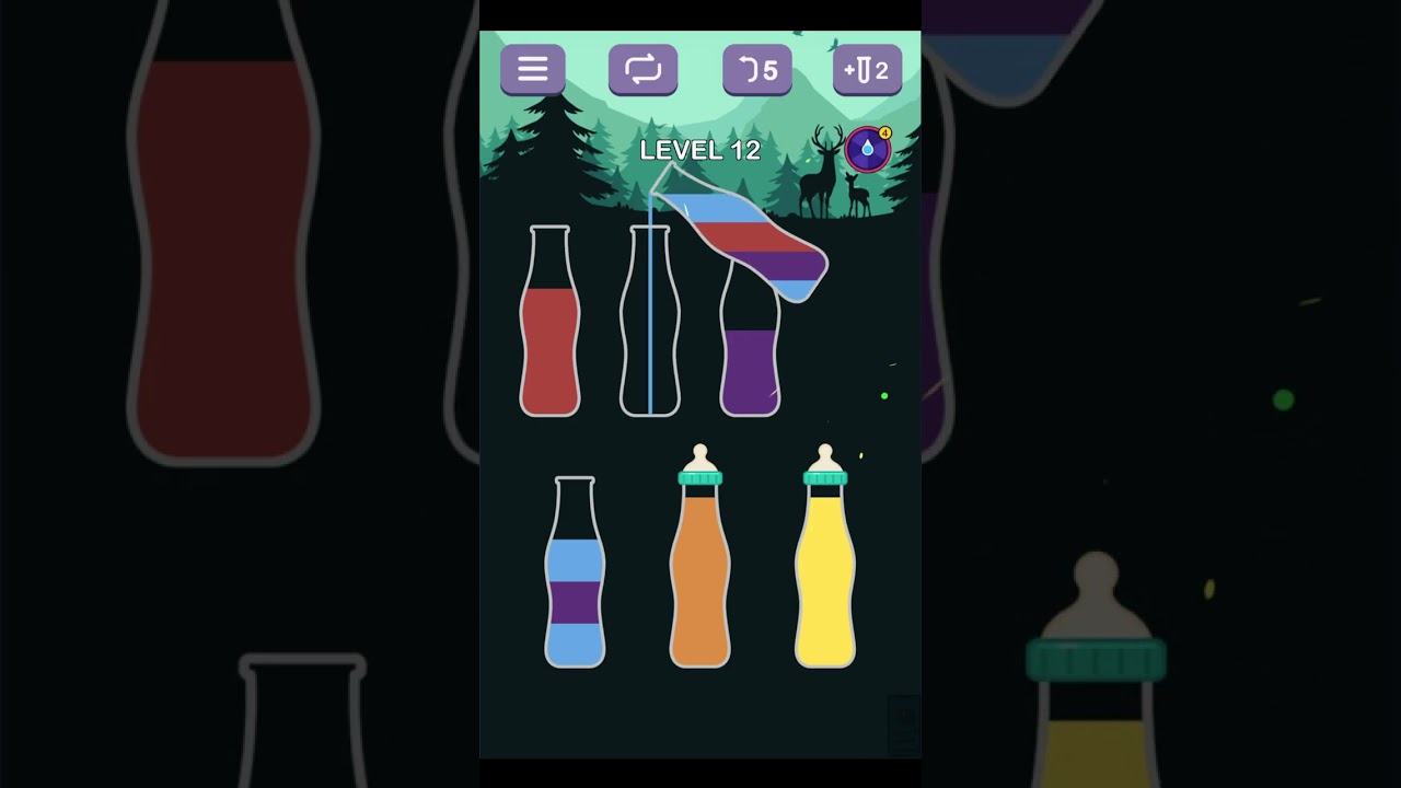 Water Sort Puzzle Level 12 | Color Sorting Challenge Gameplay