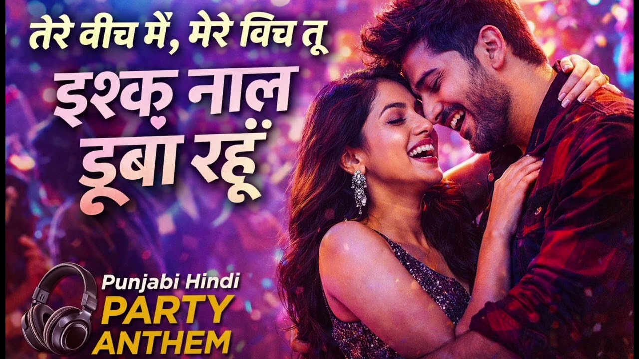 तेरे बीच मैं, मेरे विच तू 💃🔥 | Punjabi Hindi Party Anthem 2026
