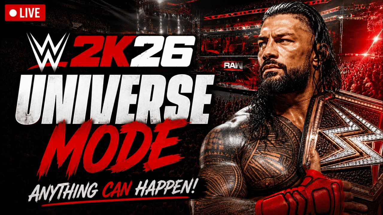 🔴 WWE 2K26 Universe Mode LIVE – Massive Showdowns!