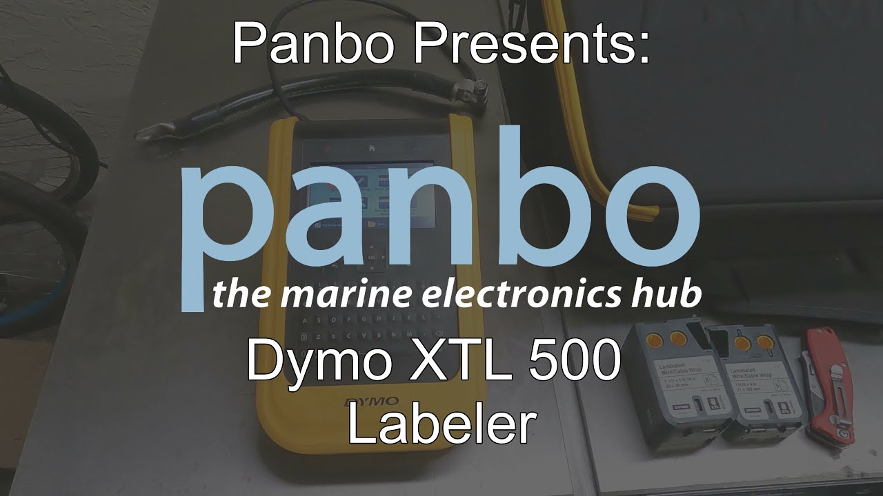 Panbo Presents: Dymo XTL 500 Labeler demonstration