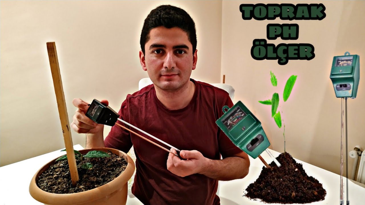 Toprak nem, ışık, ph ölçer | Soil PH Meter