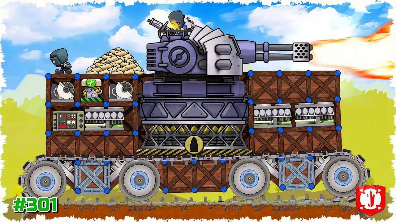 МАШИНЫ И НОВЫЕ ПУШКИ! РАКЕТЫ С НАВОДКОЙ, ЯДЕРКИ И УГАР В FORTS!!! #301