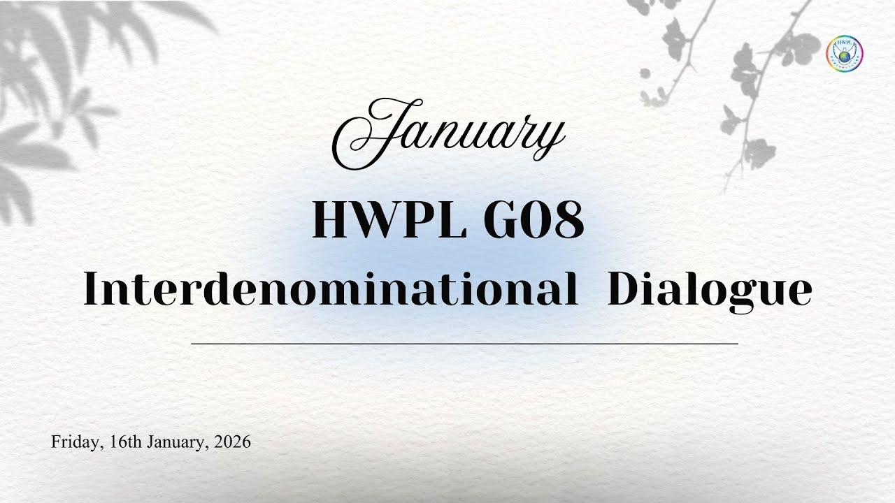 HWPL Interdominational Dialogue WARP Office I 16 JAN 2026