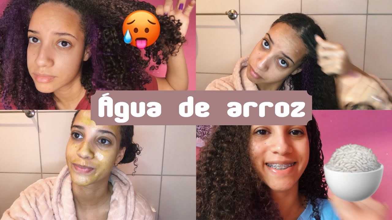 HIDRATAÇÃO CAPILAR COM ÁGUA DE ARROZ