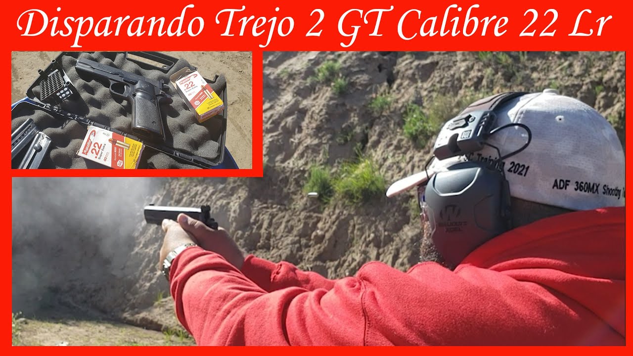 SEDENA México - Pistola Trejo 2GT - Aguila Ammunition Super Extra Nikel 22 Lr