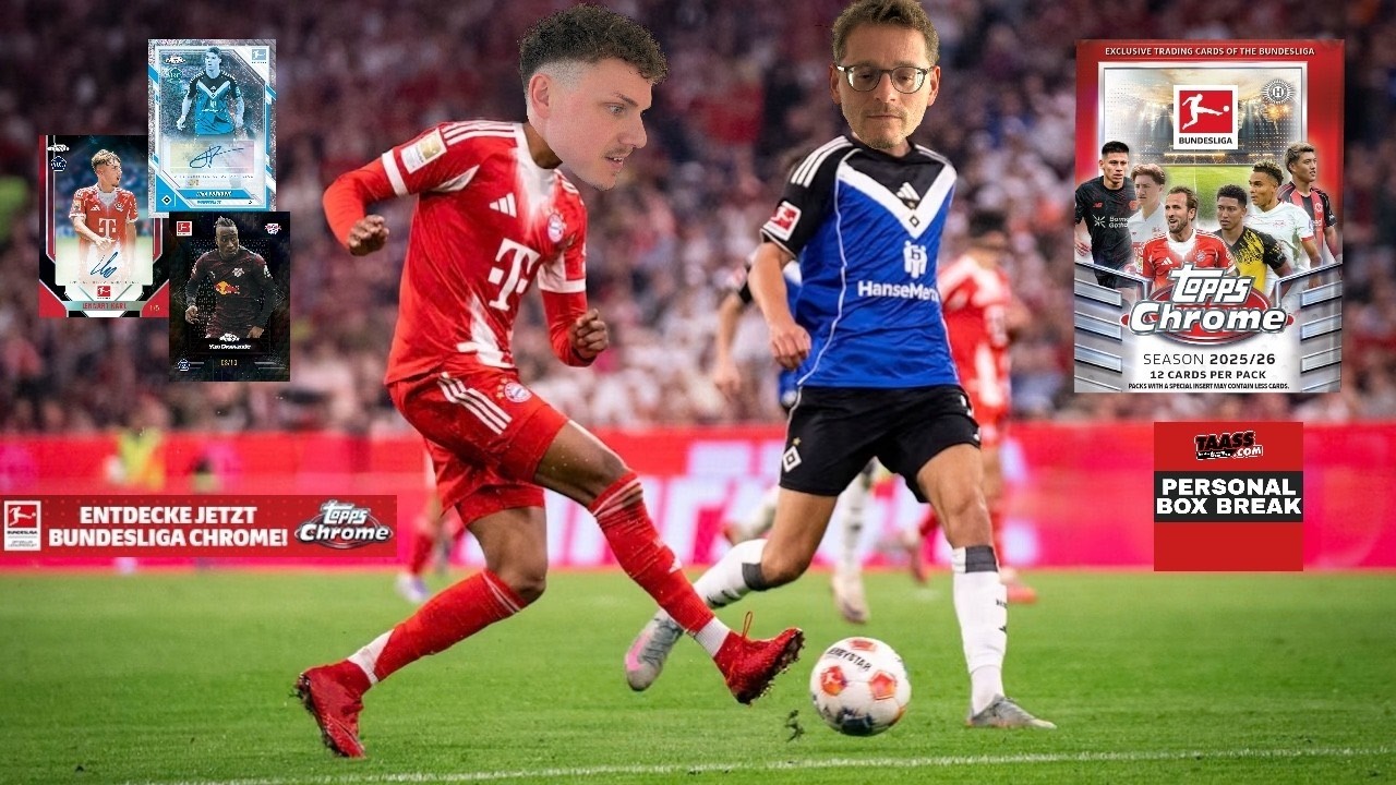 2025/26 Topps Chrome Bundesliga Fußball Release Day Stream - TAASS.com Box Break Stream !!