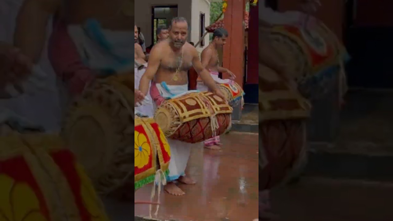 സദനം ഭരതരാജൻ - പുതുശ്ശേരി അയ്യംകുളങ്ങര ആനയൂട്ട് 2025 - പഞ്ചവാദ്യം - പതികാലം മദ്ദളം താളവട്ടം മുഖം