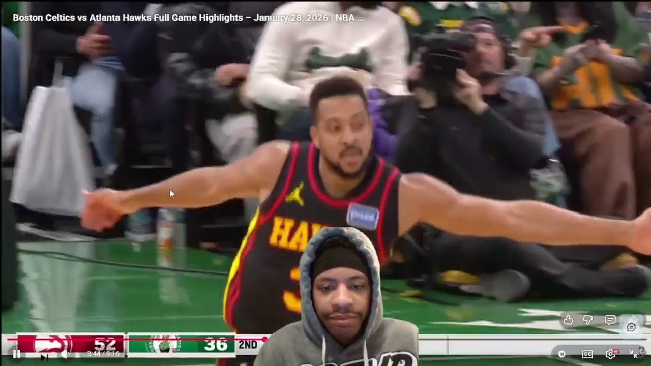 Basketball Fan Reacts to Hawks vs Celtics Highlights!
