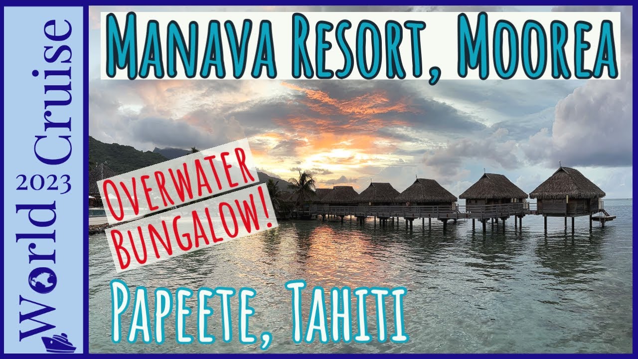 Overwater Bungalow at Manava Resort, Moorea | Watching Fish Under the Table!!