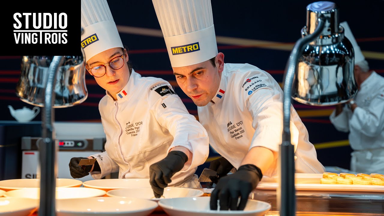 Bocuse d'Or 2025 | La Team France avec Paul Marcon et Camille Pigot remportent le Bocuse d'Or 2025
