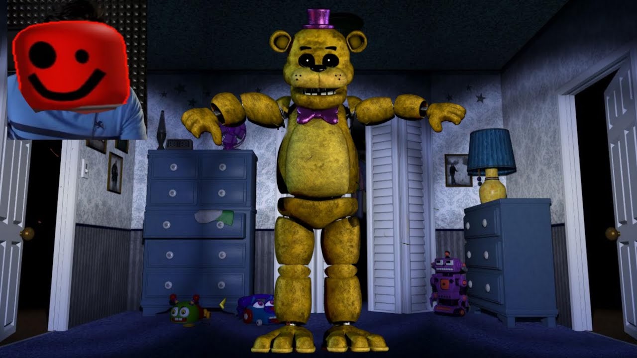 Секретный скример в фнаф 4/ Secret jumpscare in FNAF 4 