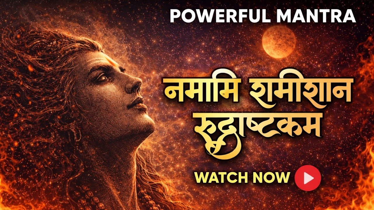 नमामी शमीशान निर्वाण रूपं 🕉️ | Rudrashtakam for  Powerful Shiv Stotra  om namah shivaya 🙏
