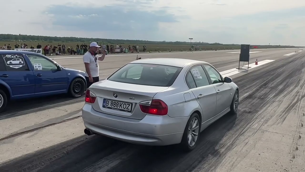 Bmw E90 swap m50 2.5i 4x4 986 CP best time 402 m - 9,4 second