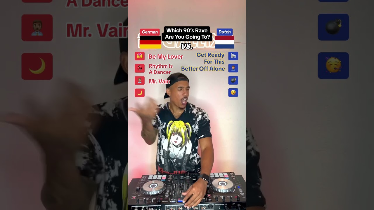 GERMANY vs. HOLLAND: Which 90's Rave Are YOU Going To?