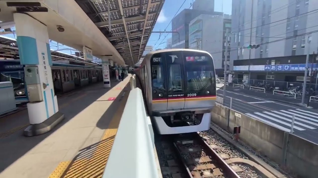 🟠【なぜここでそれを？】w 🟠東葉高速鉄道🔵東京メトロ@西船橋🟠