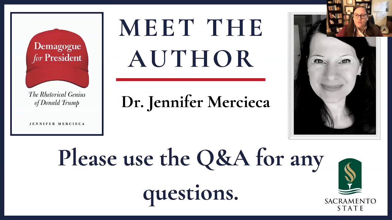 Jennifer Mercieca Book Talk, 