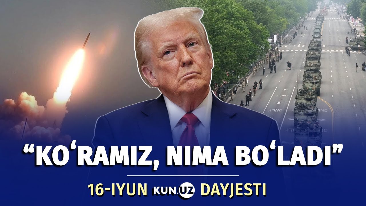 Zarba almashishda davom etayotgan Eron-Isroil va Trampning harbiy paradi – kun dayjesti