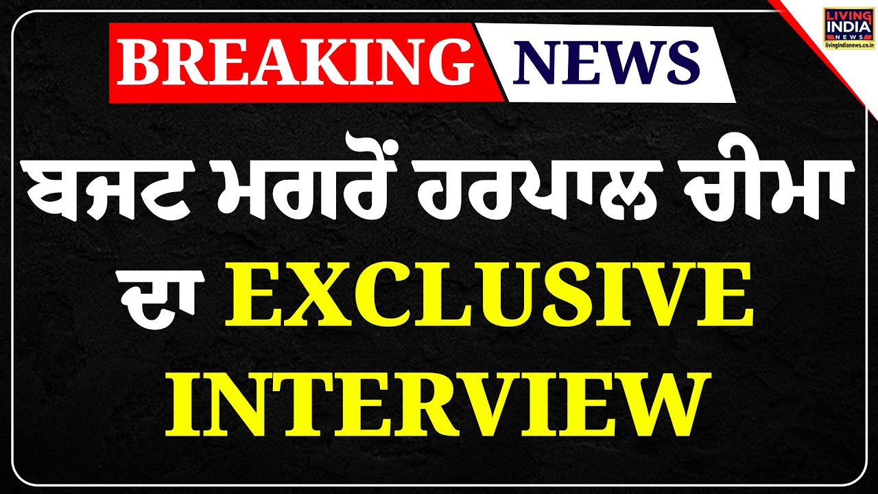 Budget ਮਗਰੋਂ Harpal Cheema ਦਾ EXCLUSIVE INTERVIEW | Punjab Budget Session 2025