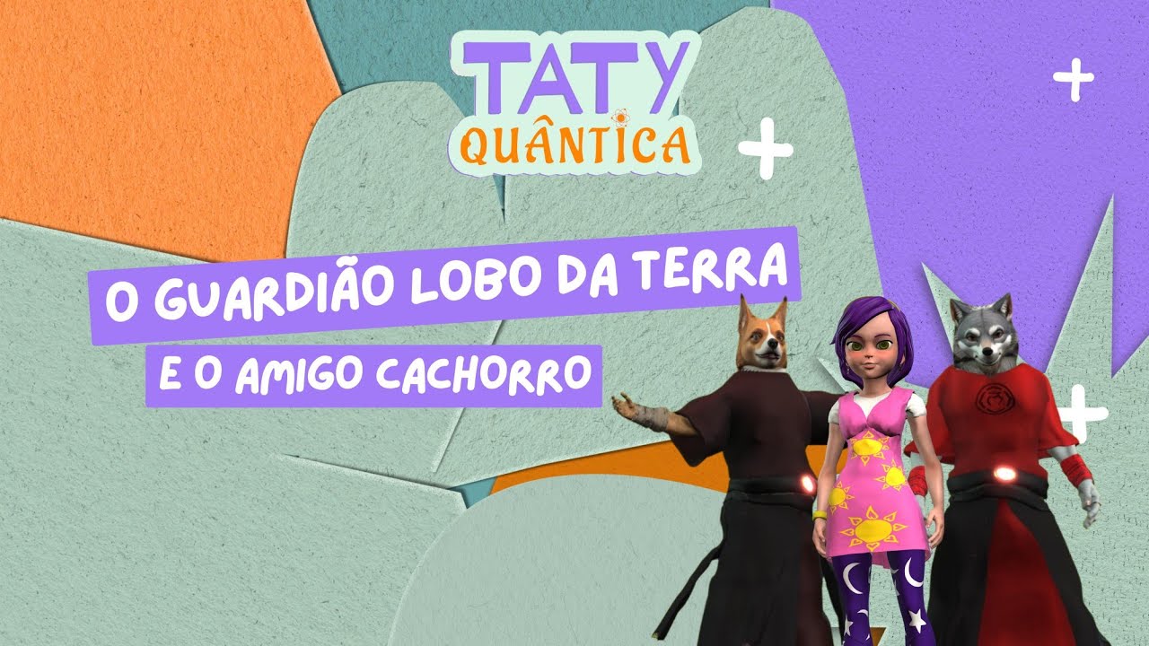 O GUARDIÃO LOBO DA TERRA E O AMIGO CACHORRO