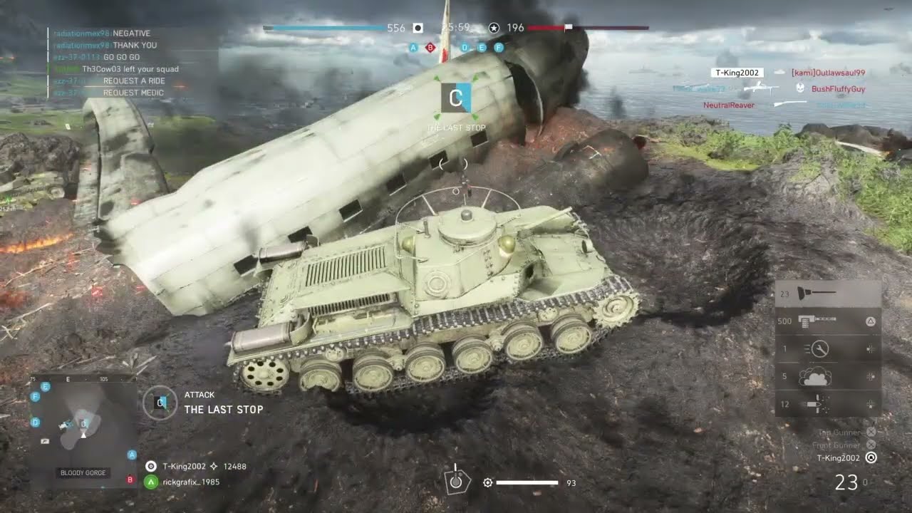 Battlefield 5: Type 97 Tank Gameplay on Iwo Jima in 2026
