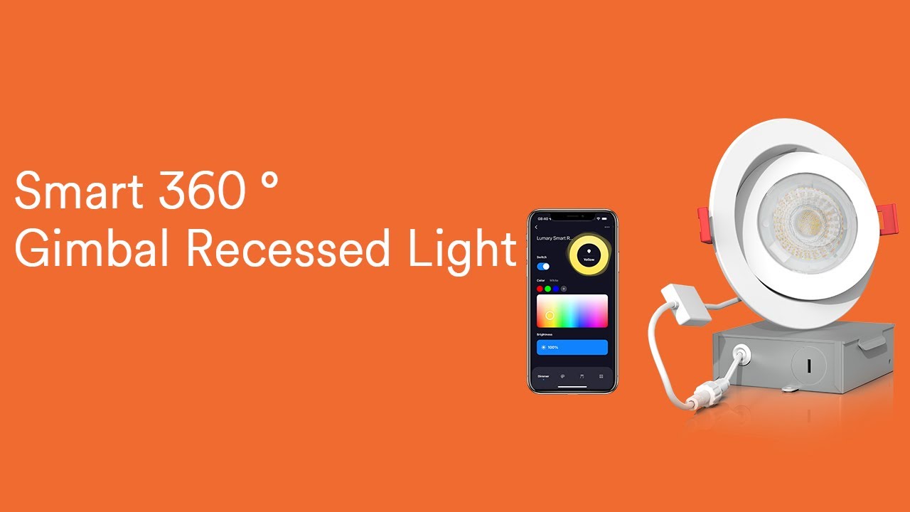 Smart Gimbal Recessed Light --- Illuminate Your Home in All Directions