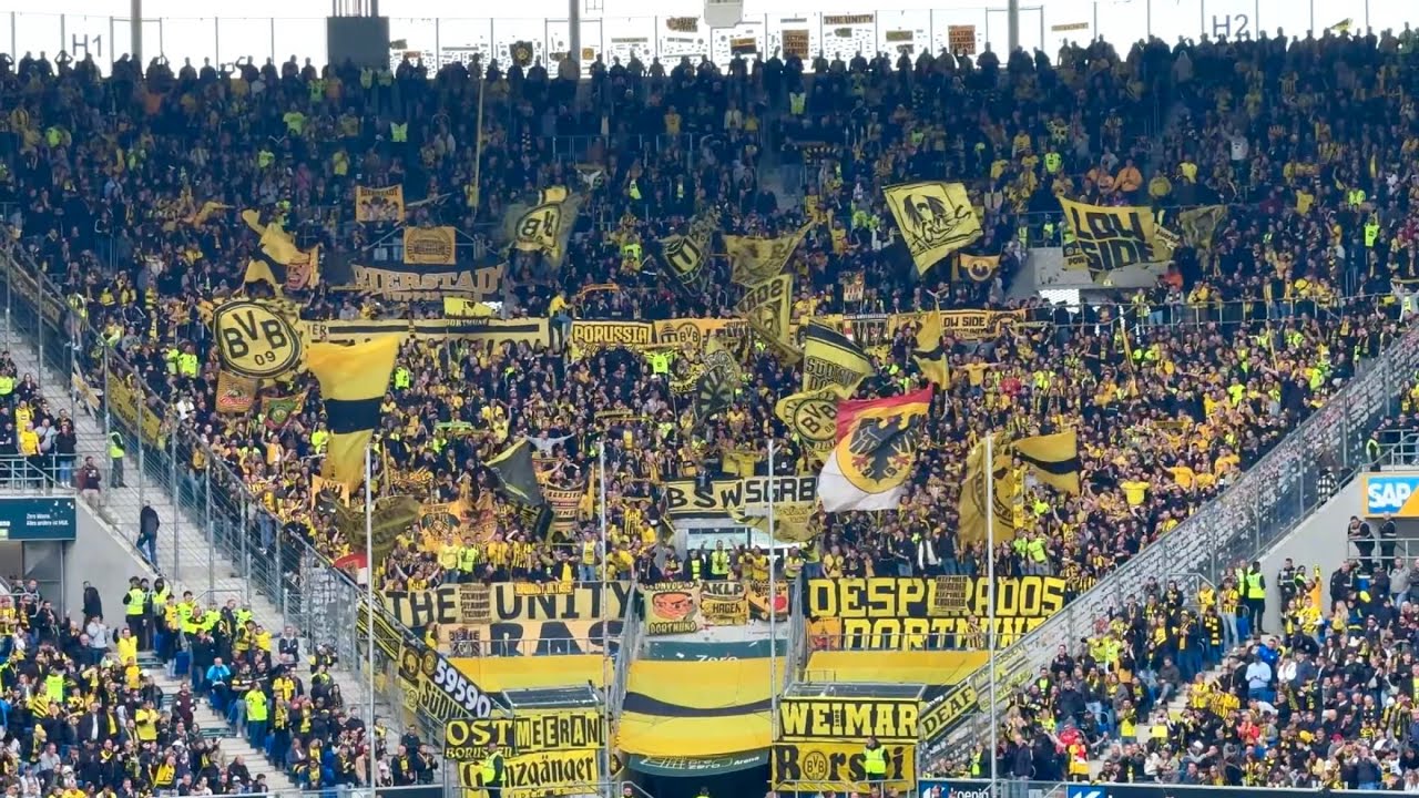 10.000 Borussia Dortmund Fans in Hoffenheim : Dortmund 2:3 Stadionvlog + HOPP Beleidigungen