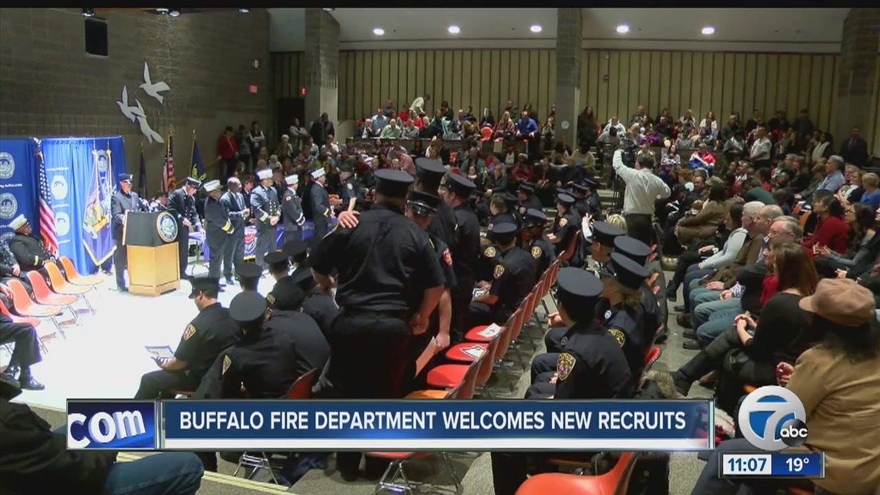 Buffalo Fire Department welcomes new recruits