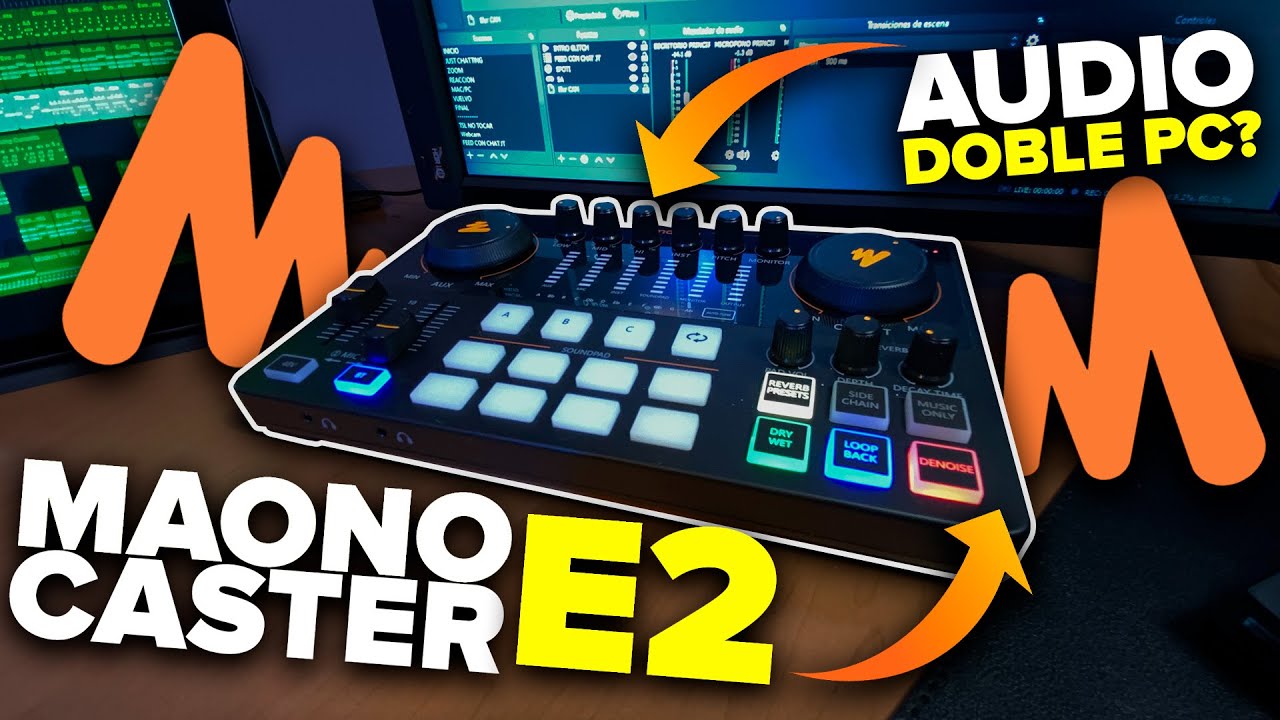 🎛️ LA MEJOR MEZCLADORA DE AUDIO CALIDAD PRECIO? MAONOCASTER E2   | Unboxing/Review | UrbVic