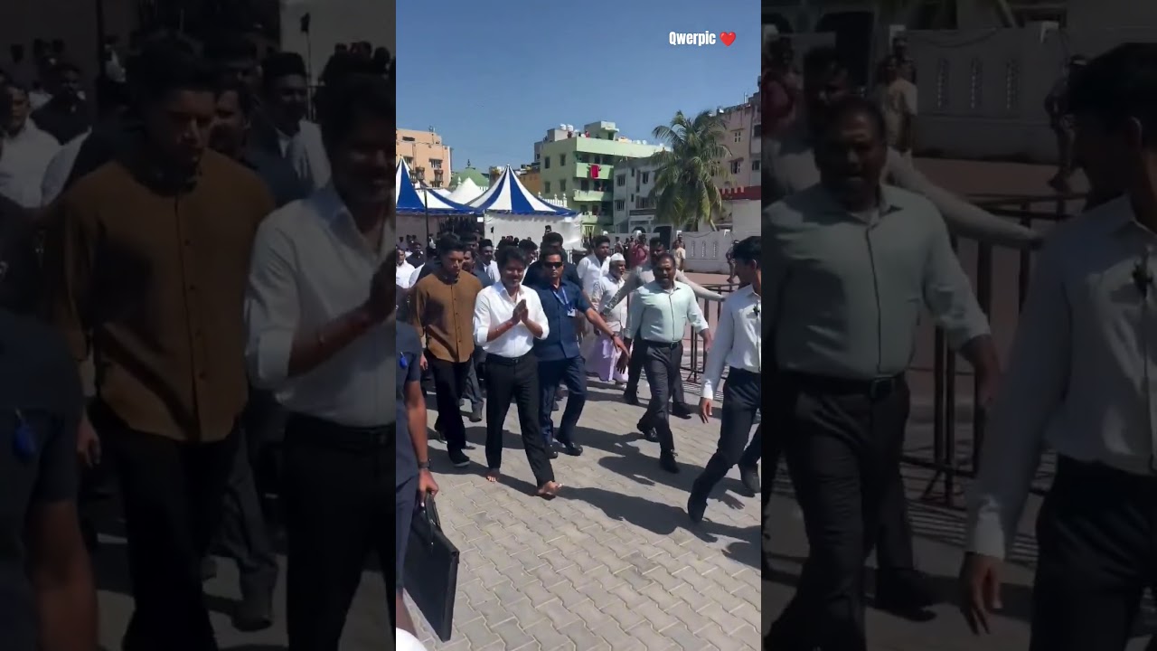 Today's view of Chief minister vijay ✨ #viralvideo #trendingshorts #shortsfeed #viral 🙏🙏🙏🙏