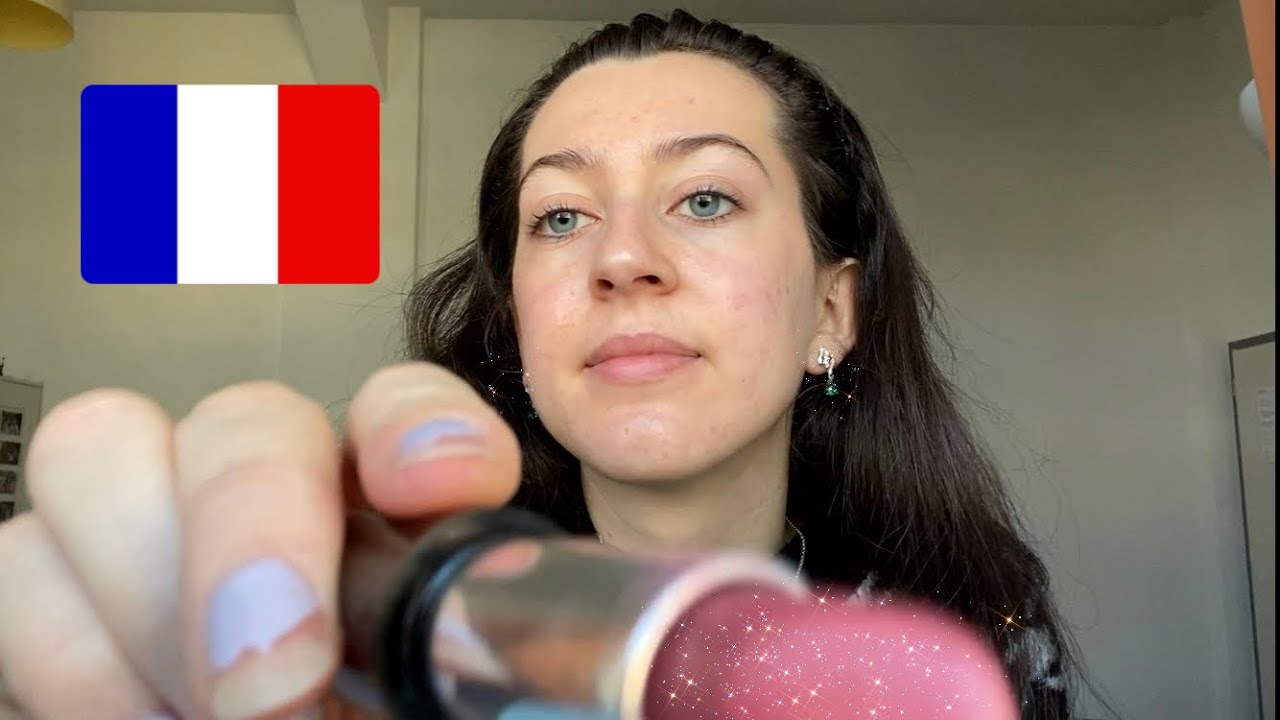 Doing your makeup in French // ASMR