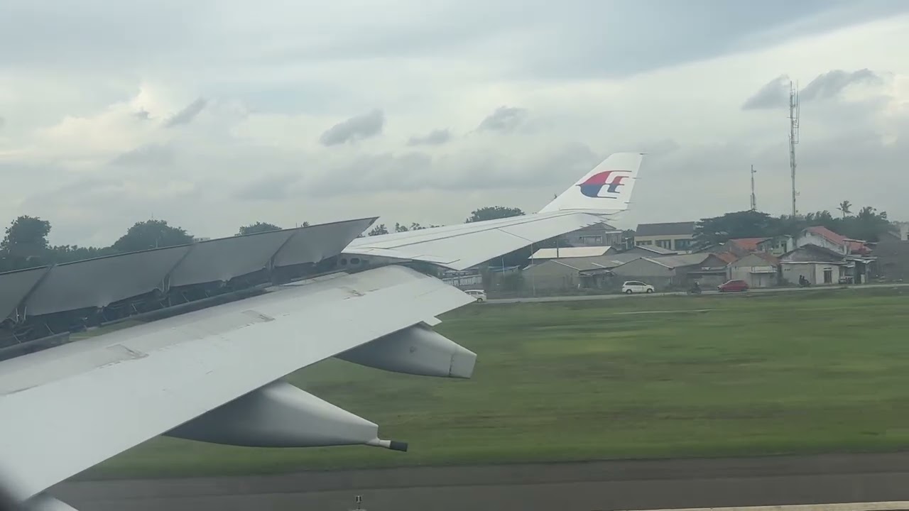 Landing at Jakarta Airport
