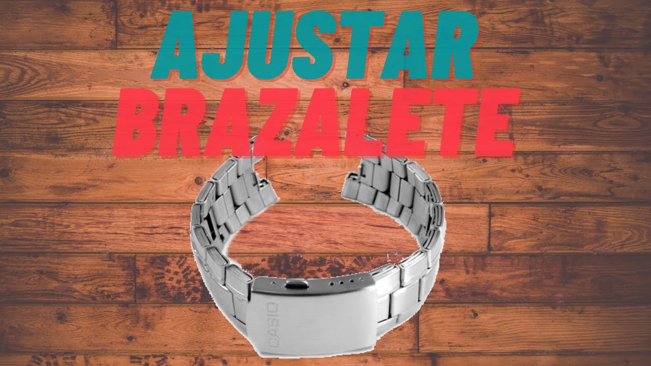 ¿Cómo ajustar un brazalete de reloj tipo Casio?