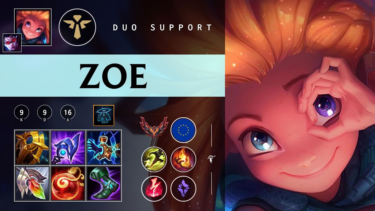 Zoe Support vs Leona - EUW Grandmaster Patch 26.04