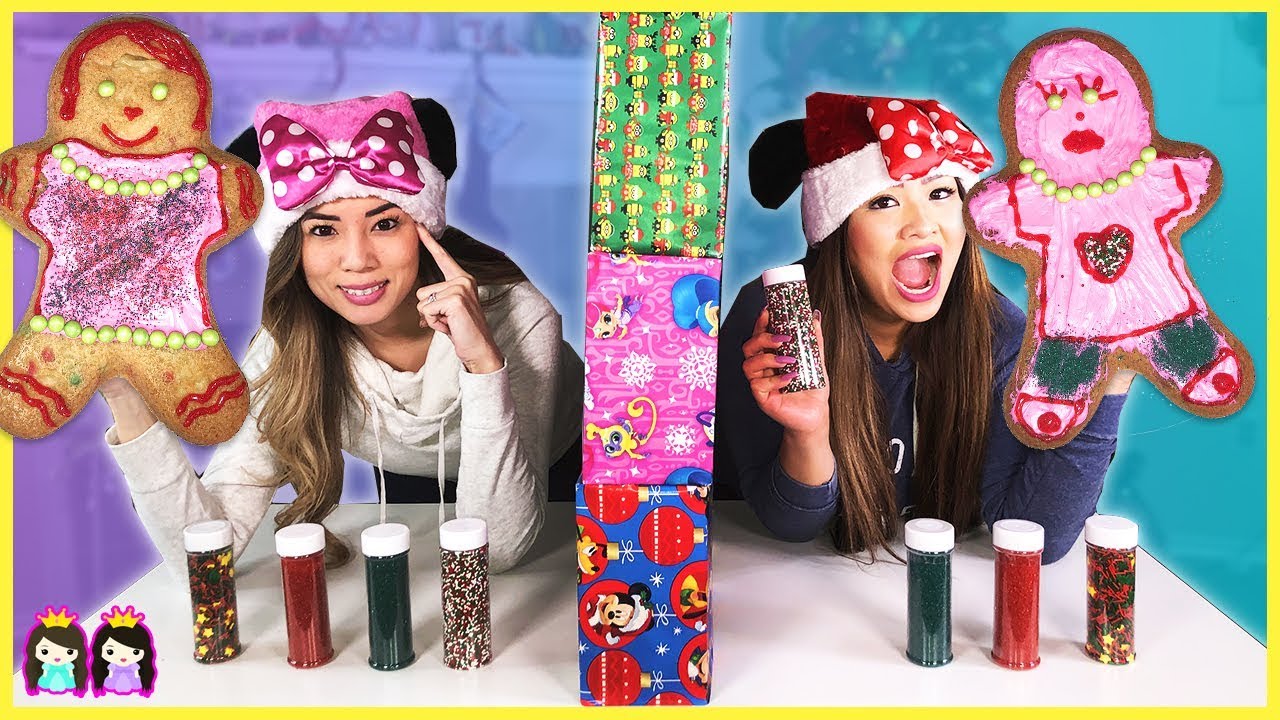 Twin Telepathy Christmas Gingerbread Cookie Challenge!!!