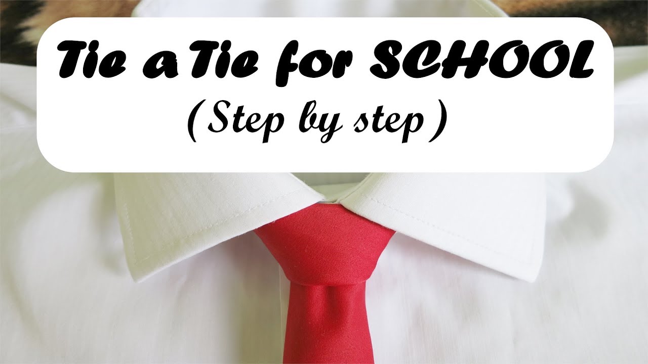 How to tie a tie for School uniform